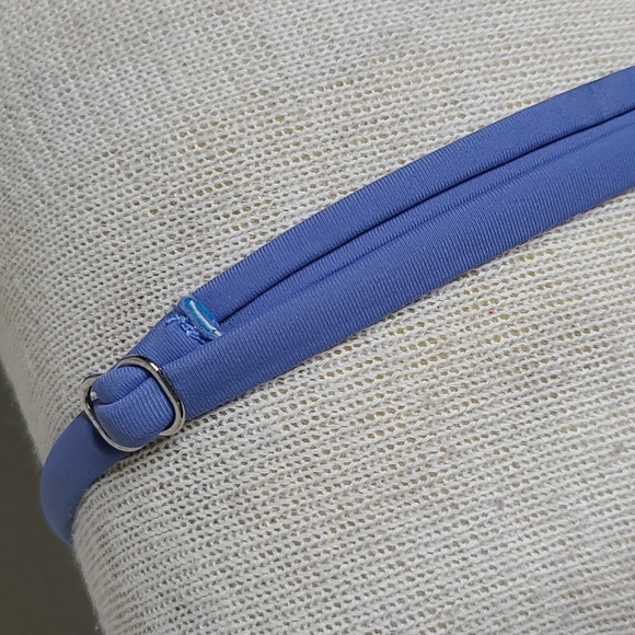 One Piece Bathing Suit Size Large Dutch Blue Ruffle Detail NWOT Beach Travel Fun - Picture 5 of 9